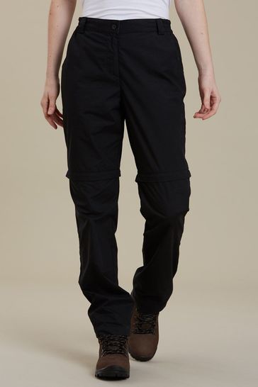 Mens Tuned In II Multi Pocket Zip Off Walking Trousers  Black  Dare2B UK
