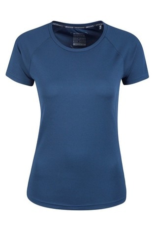 Mountain Warehouse Navy Endurance Womens Lightweight Breathable T-Shirt