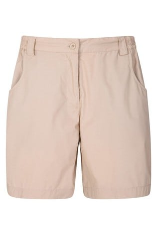 Mountain Warehouse Beige Quest Womens UV Protection Hiking Shorts