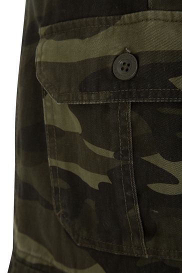 Green camo discount cargo shorts