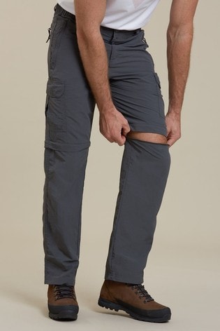 Buy Mountain Warehouse Grey Explore Convertible Mens Walking