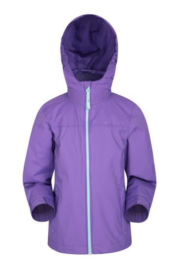 Mountain Warehouse Purple Torrent Kids Waterproof Jacket
