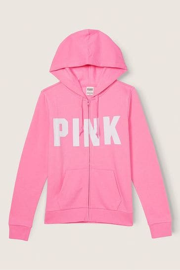 Victoria secret pink zip up top hoodie