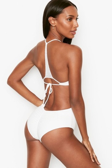 Crochet halter one 2025 piece swimsuit