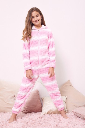 Lipsy Pink Ombre Cosy Onesie