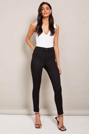 Friends Like These Black Petite High Waisted Jeggings