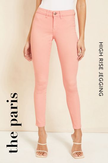 Friends Like These Pink High Waisted Jeggings
