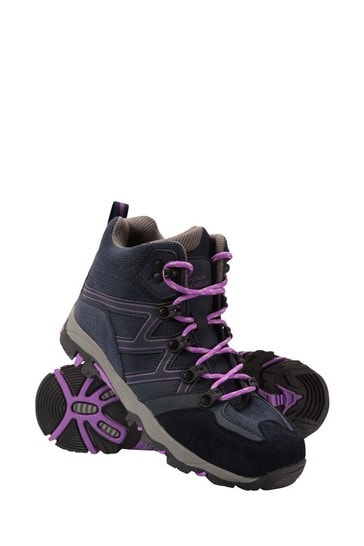 Mountain Warehouse Purple Oscar Kids Walking Boots