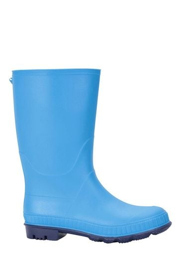 Mountain Warehouse Blue Plain Kids Wellies