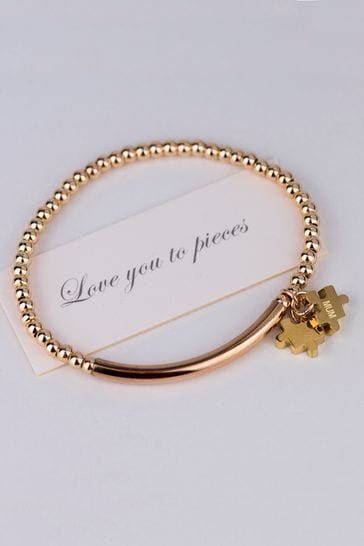 Personalised Love You To Pieces Bracelet by Oh So Cherished