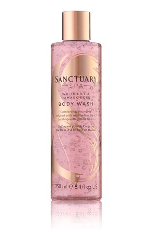 Sanctuary Spa White Lily and Damask Rose Body Wash, 250 ml