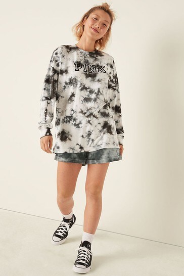 Secret PINK Long Sleeve Campus Tee