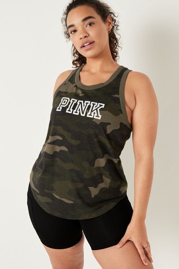 Victoria's Secret PINK Slit-Back Muscle Tank