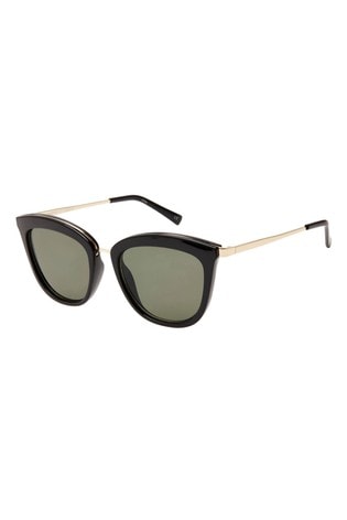 Le Specs Black Polarised Lense Caliente Sunglasses