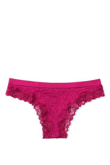 Victoria's Secret Lace Trim Thong Panty