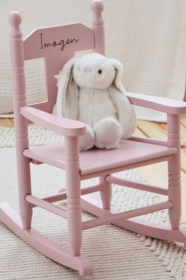Buy Personalised Pink Star Children s Rocking Chair by My 1st
