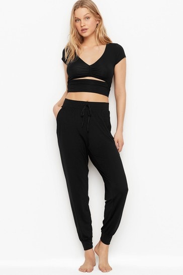 Buy Victoria's Secret Heavenly by Victoria Supersoft Modal Draped Jogger  from Next Luxembourg