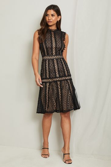 Lipsy vip lace midi dress sales