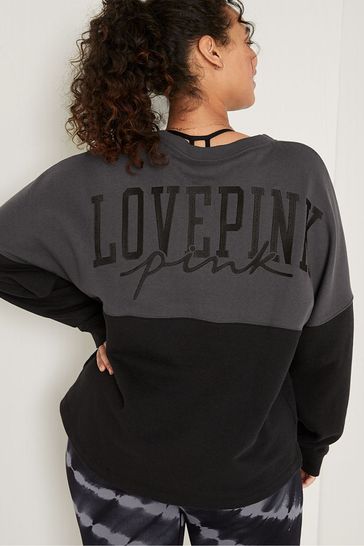 Victoria's secret pink varsity crew sweatshirt deals