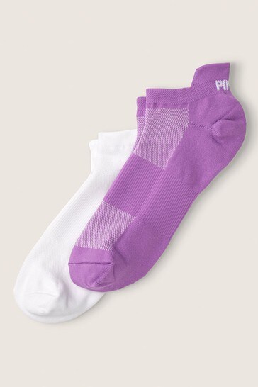 Victoria's Secret PINK 2 Pack Low-Show Active Socks