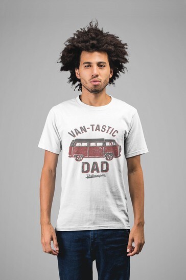 All + Every White Volkswagen Vantastic Dad Men's T-Shirt