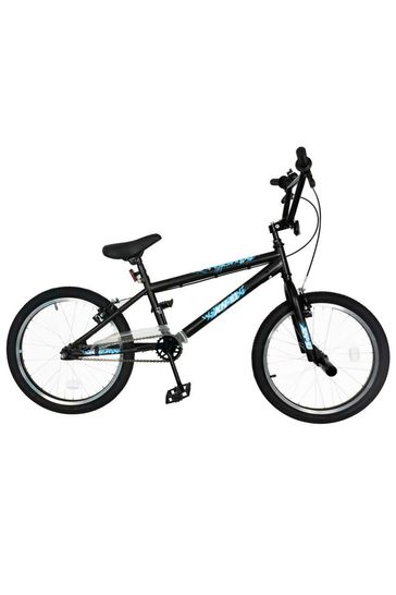 E-Bikes Direct Black XN 10 BMX Bike Boys Freestyle 20 Spoked Wheel