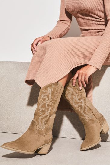 Western heeled boots cheap