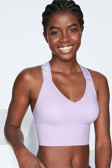 Victoria's Secret PINK Seamless Lightly Lined Sports Crop