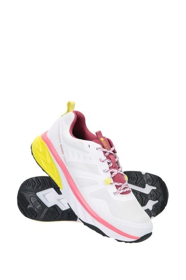 Mountain Warehouse White Accelerate Womens Lightweight, Waterproof Running Shoes