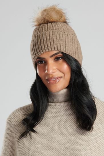 Fur bobble 2025 hat shop