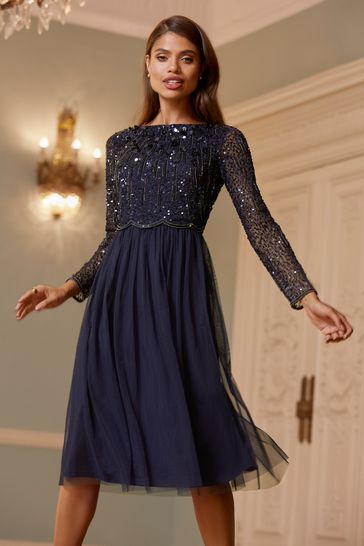 Next lipsy navy dress on sale