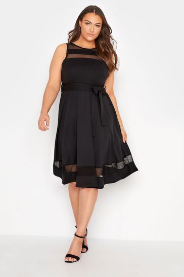 Black skater shop dress plus