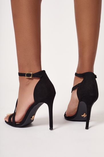 Buy Lipsy Black Strappy Heel Sandal from Next Luxembourg