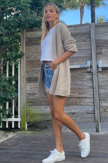Lipsy cable knit cardigan clearance