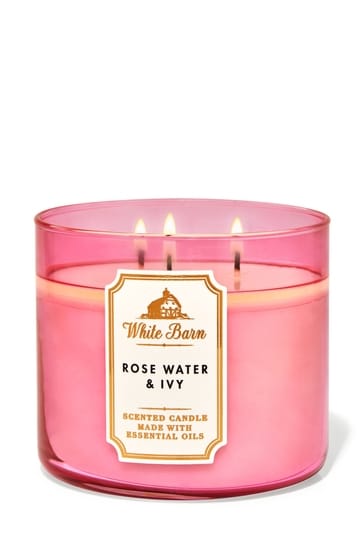 Bath & Body Works Rosewater And Ivy 3-Wick Candle