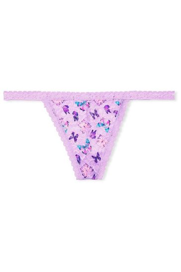 Buy Victoria's Secret Unicorn Purple Lace Cheeky Knickers from Next Latvia