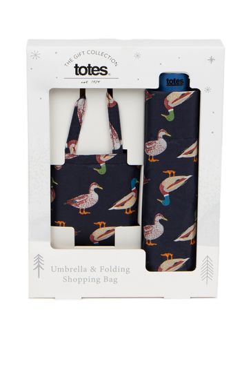 Totes Blue Duck Supermini & Matching Bag in Bag shopper