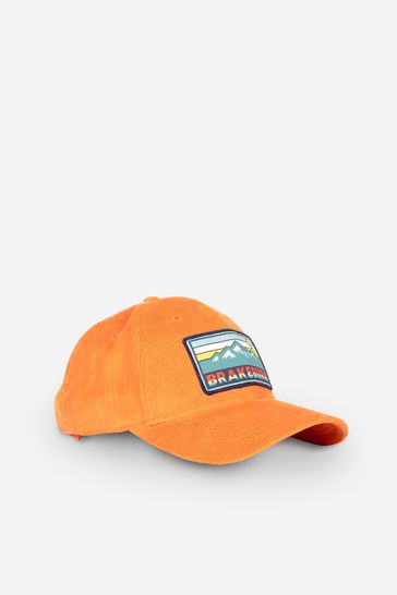 Brakeburn Orange Corduroy Cap