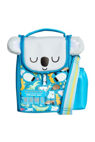 Smiggle Blue Smiggle Lil' Mates ID Junior Lunchbox With Strap