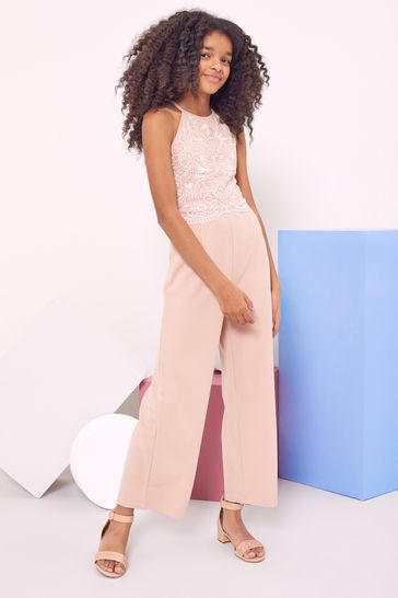 lipsy pink jumpsuit