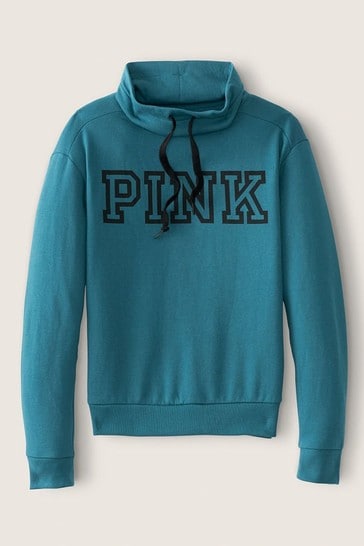 Buy Victoria s Secret PINK Everyday Lounge Cowl Neck Pullover from