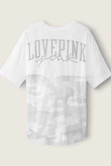 Secret PINK Varsity Short Sleeve Crew 