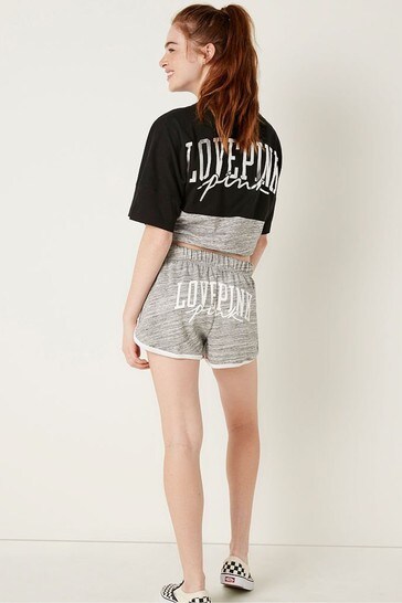 Pink cheap varsity shorts