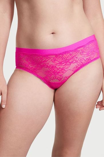 Buy Victoria's Secret Bali Orchid Pink Fleur Noir Cheeky Knickers from the  Next UK online shop