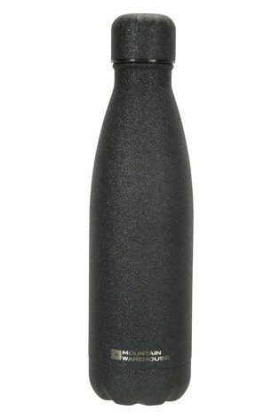 Mountain Warehouse Black Glitter Double-Walled Bottle - 500ml