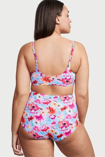 Buy Victoria s Secret Blue Floral Essential Boyshort Swim Bottom