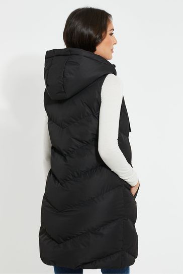Buy Threadbare Longline Padded Gilet 