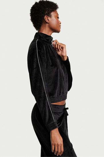 Velvet track jacket hotsell