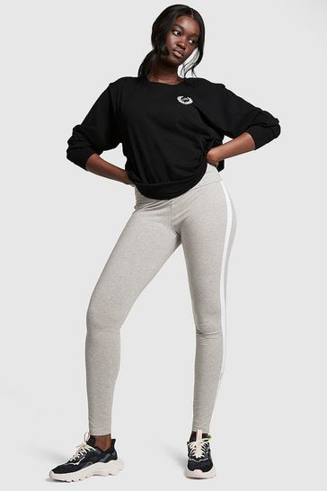 Buy Victoria s Secret PINK Heather Charcoal Grey Cotton Side