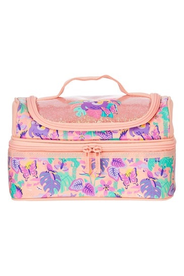 Smiggle Coral Sloth Beyond Double Decker Lunchbox